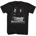 thumbnail image 1 of The Blues Brothers New Blue Black Adult T-Shirt, 1 of 2