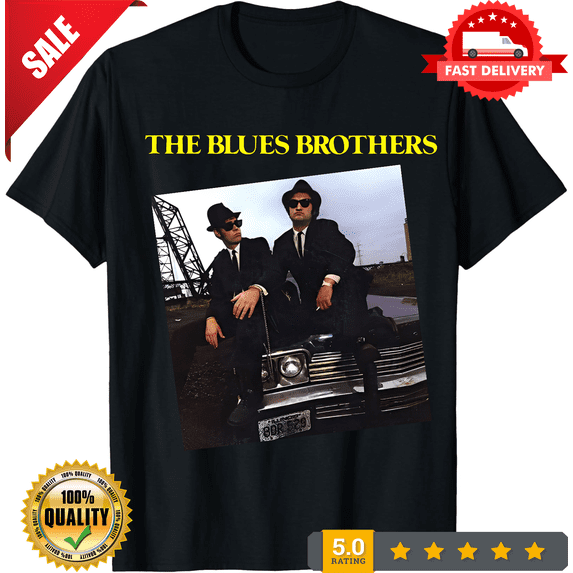The Blues Brothers Retro Movie Men's Black T-Shirt Size S-3XL, LIMITED EDITION-TH66321