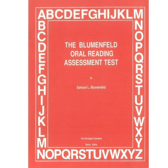 The Blumenfeld Oral Reading Assessment Test (Paperback)