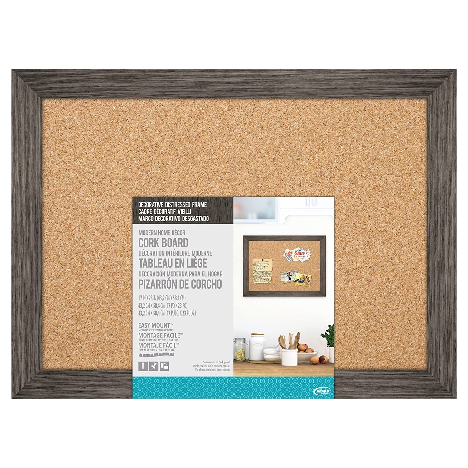 Buy murando Pinboard World 60x40 cm /23,6x15,7 Cork Board & Canvas Print  On Non-Woven Material XXL Memoboard Noticeboard Message Board Image Picture  Home Decor Wall White k-C-0034-p-b Online at desertcartKUWAIT