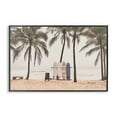 thumbnail image 1 of Stupell Industries The Boards Surfer's Beach Black Framed Giclee Art, design by Sisi and Seb, 16 x 24, 1 of 8