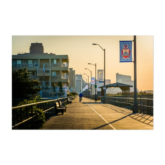 The Boardwalk 02 - Ventnor City New Jersey Photography Unframed Wall Art Print 5 x 7 inches