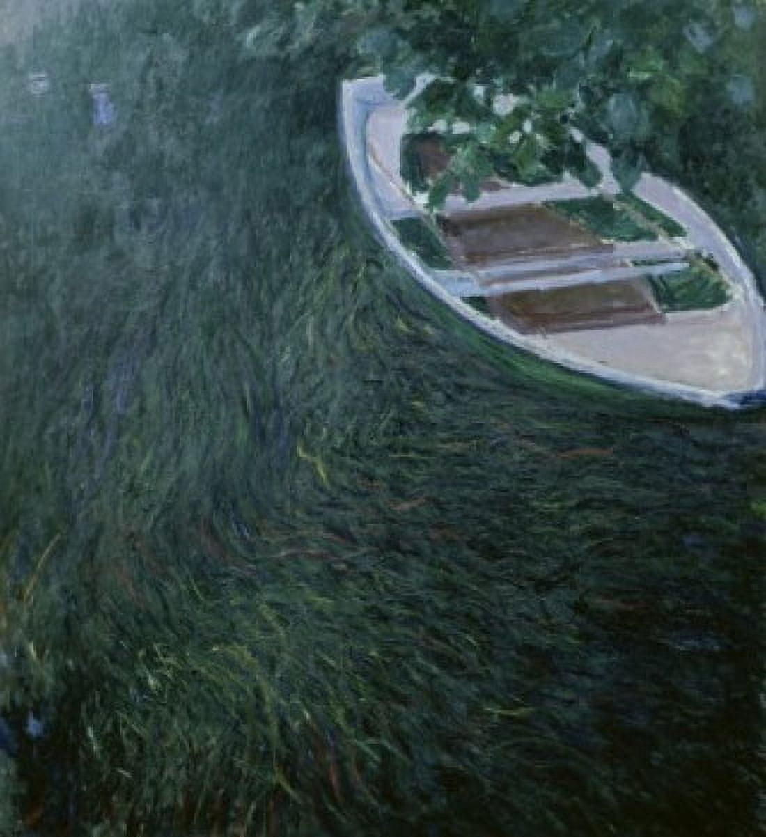 The Boat (La Barque) c 1887 Claude Monet (1840-1926French) Musee Marmottan Paris Canvas Art - Claude Monet (18 x 24)