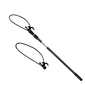 The Boat Loop - Long Extendable (4 to 8 feet), Carbon Graphite Pole - Std & XL Loop - Model: MT4-8PAK-CG