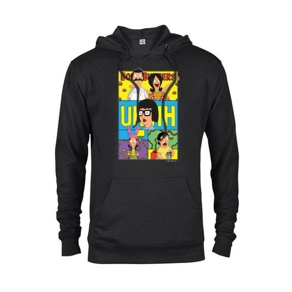 The Bob’s Burgers Movie Bob Linda Tina Louise Gene Uhhh - Pullover Hoodie for Adults - Customized-Black