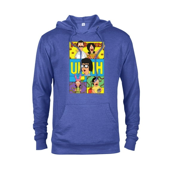 The Bob’s Burgers Movie Bob Linda Tina Louise Gene Uhhh - Pullover Hoodie for Adults - Customized-Royal Heather