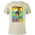 thumbnail image 1 of The Bob’s Burgers Movie Bob Linda Tina Louise Gene Uhhh - Short Sleeve Blended T-Shirt for Adults - Customized-Putty Snow Heather, 1 of 5