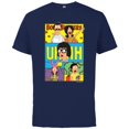 thumbnail image 1 of The Bob’s Burgers Movie Bob Linda Tina Louise Gene Uhhh - Short Sleeve Cotton T-Shirt for Adults - Customized-Athletic Navy, 1 of 5