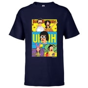 The Bob s Burgers Movie Bob Linda Tina Louise Gene Uhhh - Short Sleeve T-Shirt for Kids - Customized-Athletic Navy