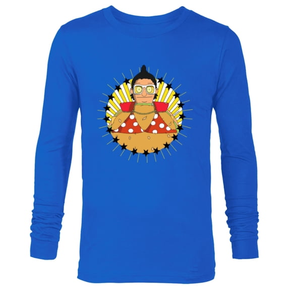 The Bob’s Burgers Movie Gene Belcher - Long Sleeve T-Shirt for Men - Customized-Royal