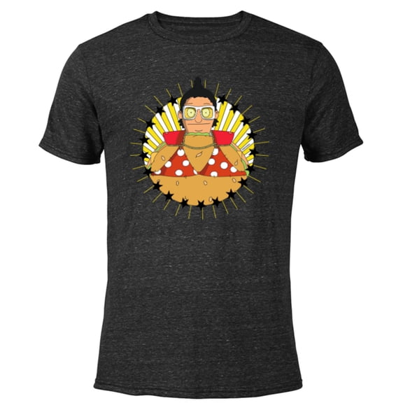 The Bob’s Burgers Movie Gene Belcher - Short Sleeve Blended T-Shirt for Adults - Customized-Black