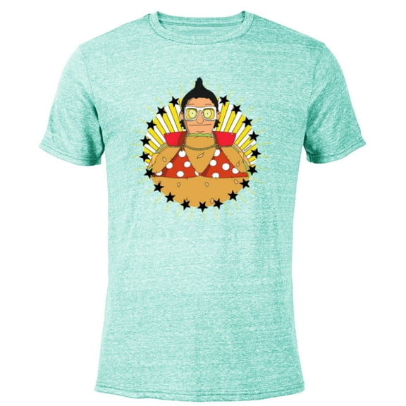 The Bob’s Burgers Movie Gene Belcher - Short Sleeve Blended T-Shirt for Adults - Customized-Ocean Blue