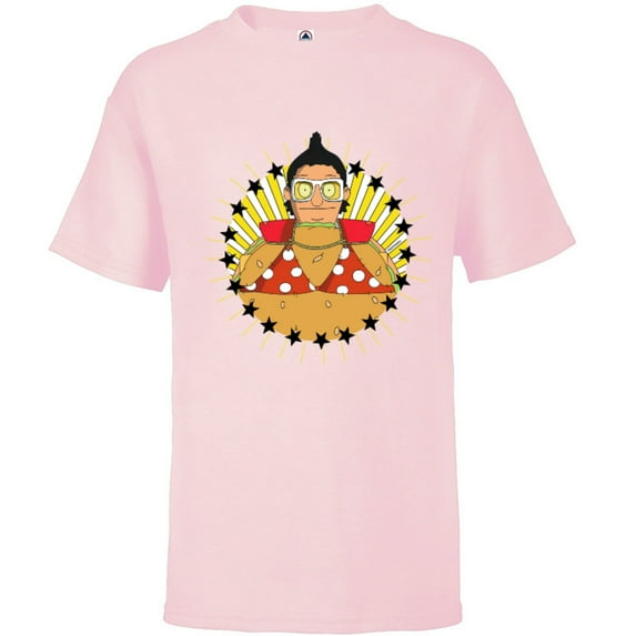 The Bob’s Burgers Movie Gene Belcher - Short Sleeve T-Shirt for Kids - Customized-Soft Pink