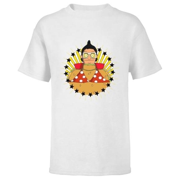 The Bob’s Burgers Movie Gene Belcher - Short Sleeve T-Shirt for Kids - Customized-White