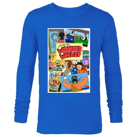 The Bob’s Burgers Movie Greetings from Wonder Wharf - Long Sleeve T-Shirt for Men - Customized-Royal