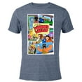 thumbnail image 1 of The Bob’s Burgers Movie Greetings from Wonder Wharf - Short Sleeve Blended T-Shirt for Adults - Customized-Navy Heather, 1 of 5