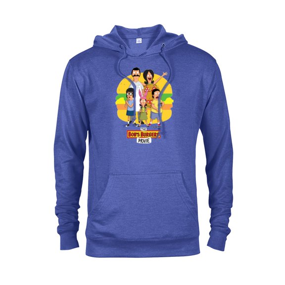 The Bob’s Burgers Movie Logo - Pullover Hoodie for Adults - Customized-Royal Heather