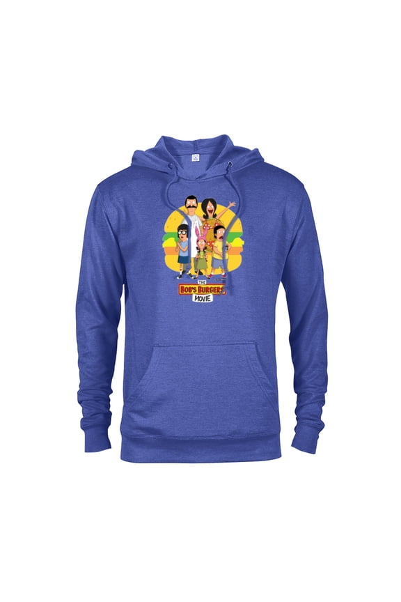 The Bob’s Burgers Movie Logo - Pullover Hoodie for Adults - Customized-Royal Heather