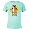 thumbnail image 1 of The Bob’s Burgers Movie Logo - Short Sleeve Blended T-Shirt for Adults - Customized-Celadon Snow Heather, 1 of 5