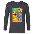 thumbnail image 1 of The Bob’s Burgers Movie Louise Tina Gene - Long Sleeve T-Shirt for Men - Customized-Charcoal Heather, 1 of 5