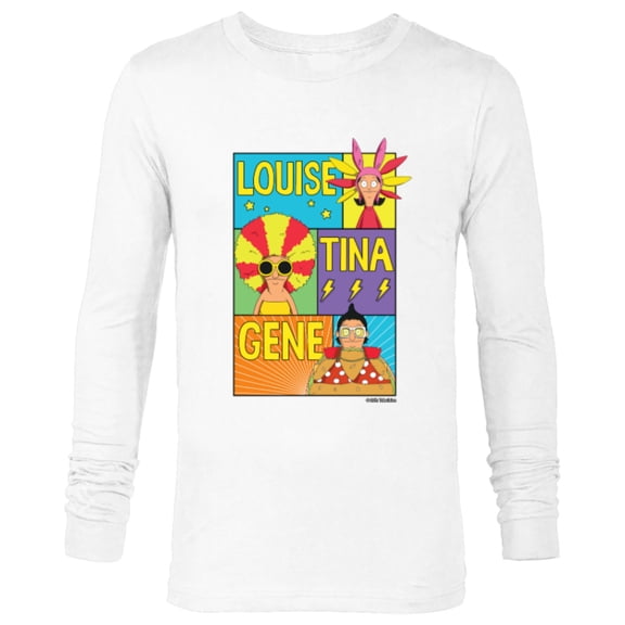 The Bob’s Burgers Movie Louise Tina Gene - Long Sleeve T-Shirt for Men - Customized-White
