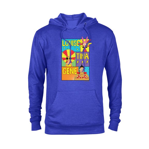 The Bob’s Burgers Movie Louise Tina Gene - Pullover Hoodie for Adults - Customized-Royal Heather