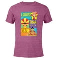 thumbnail image 1 of The Bob’s Burgers Movie Louise Tina Gene - Short Sleeve Blended T-Shirt for Adults - Customized-Purple, 1 of 5