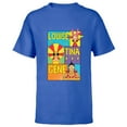 thumbnail image 1 of The Bob’s Burgers Movie Louise Tina Gene - Short Sleeve T-Shirt for Kids - Customized-Royal, 1 of 5
