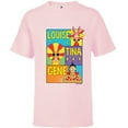 thumbnail image 1 of The Bob’s Burgers Movie Louise Tina Gene - Short Sleeve T-Shirt for Kids - Customized-Soft Pink, 1 of 5