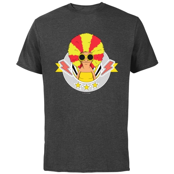 The Bob’s Burgers Movie Summer Tina Belcher - Short Sleeve Cotton T-Shirt for Adults - Customized-Charcoal