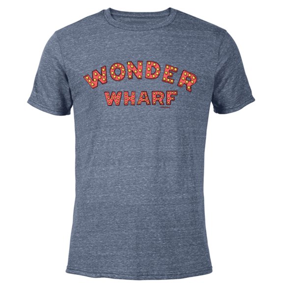 The Bob’s Burgers Movie Wonder Wharf - Short Sleeve Blended T-Shirt for Adults - Customized-Navy Heather