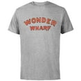thumbnail image 1 of The Bob’s Burgers Movie Wonder Wharf - Short Sleeve Cotton T-Shirt for Adults - Customized-Athletic Heather, 1 of 5