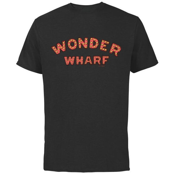 The Bob’s Burgers Movie Wonder Wharf - Short Sleeve Cotton T-Shirt for Adults - Customized-Black