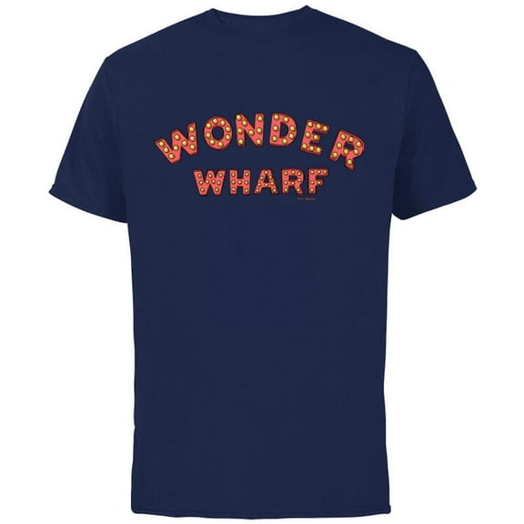 The Bob’s Burgers Movie Wonder Wharf - Short Sleeve Cotton T-Shirt for Adults - Customized-Navy