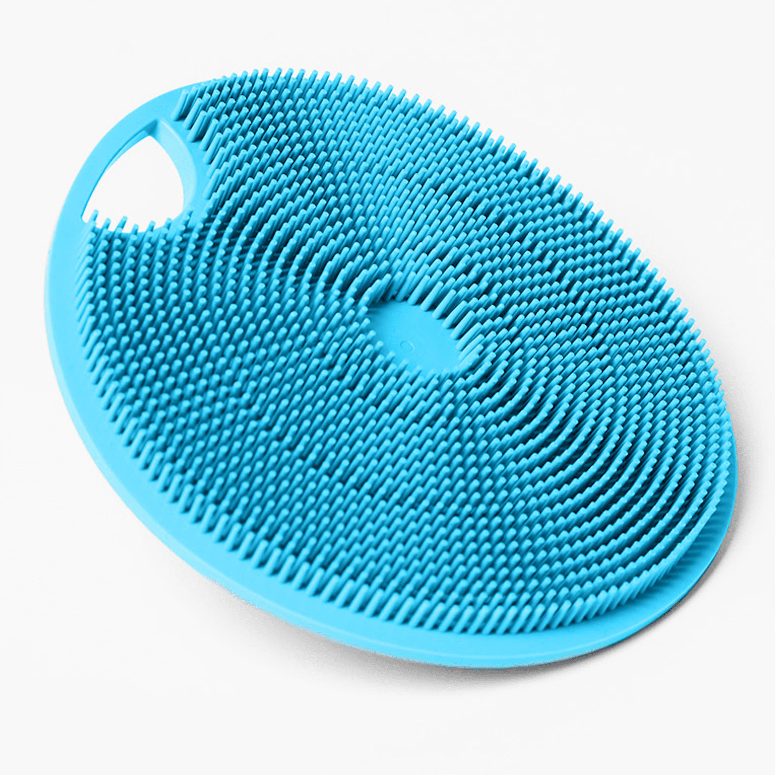 Boie, Exfoliating Scrubber with Handle, Blue