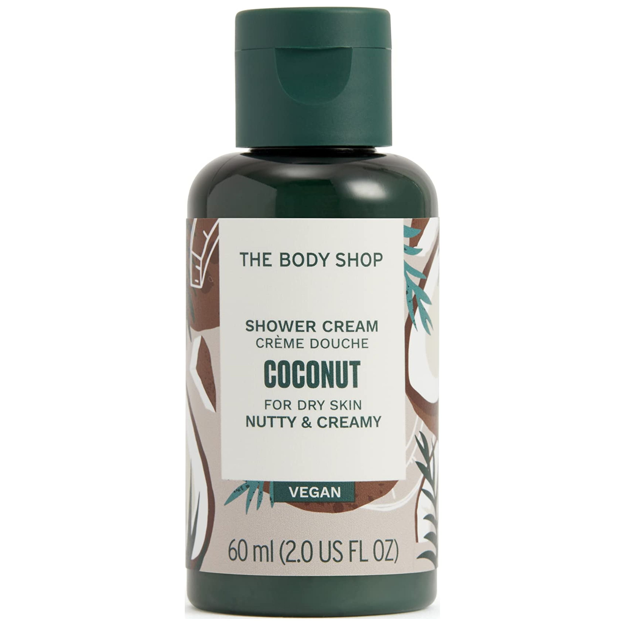 The Body Shop Coconut Shower Cream, 2 Fl Oz