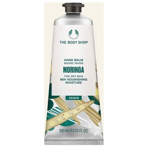 The Body Shop Moringa On-the-Go Hand Cream Hydration and Protection Floral Fragrance 3.3 oz