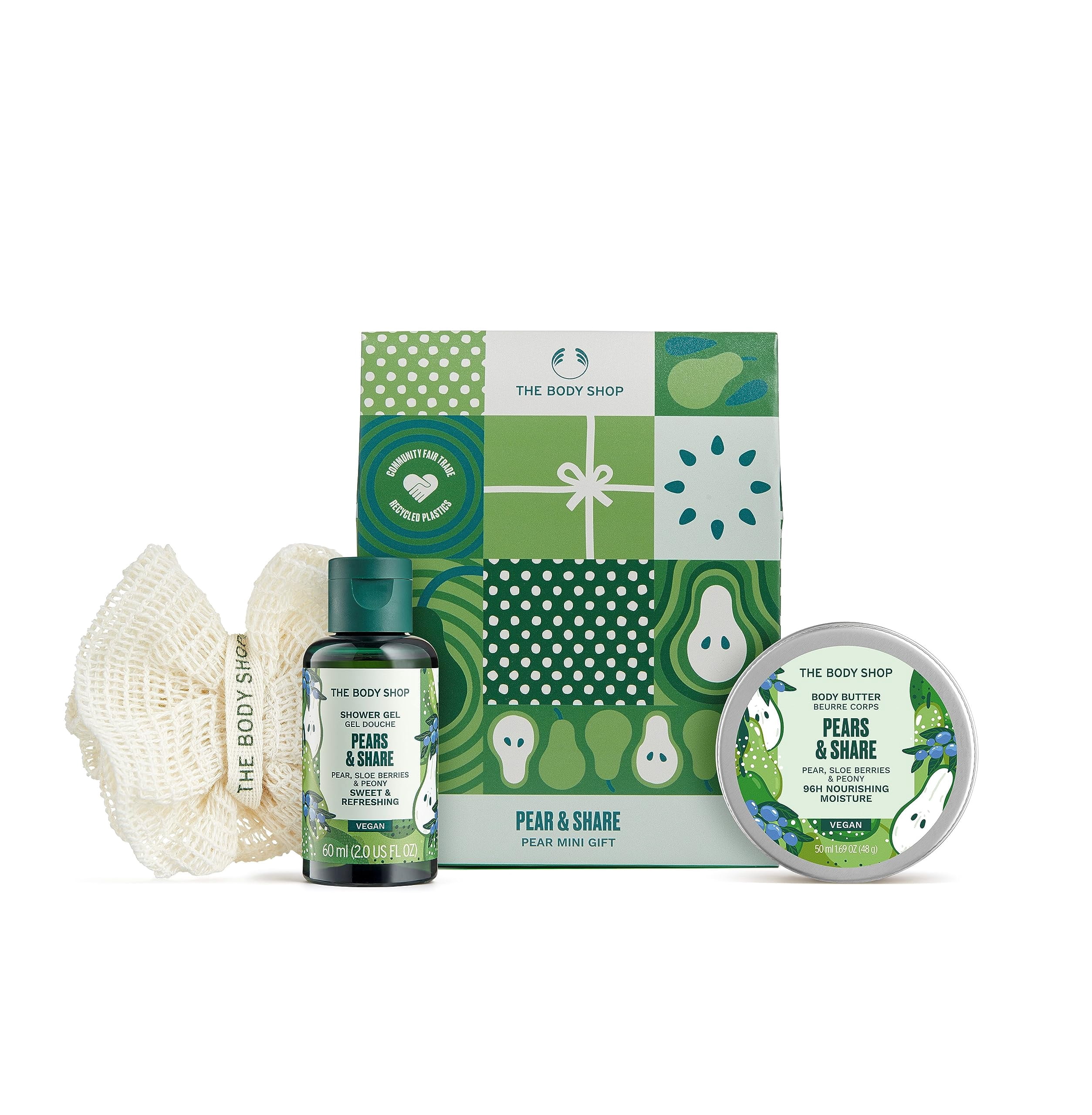 The Body Shop Pears & Share Mini Body Care Holiday Kuwait | Ubuy