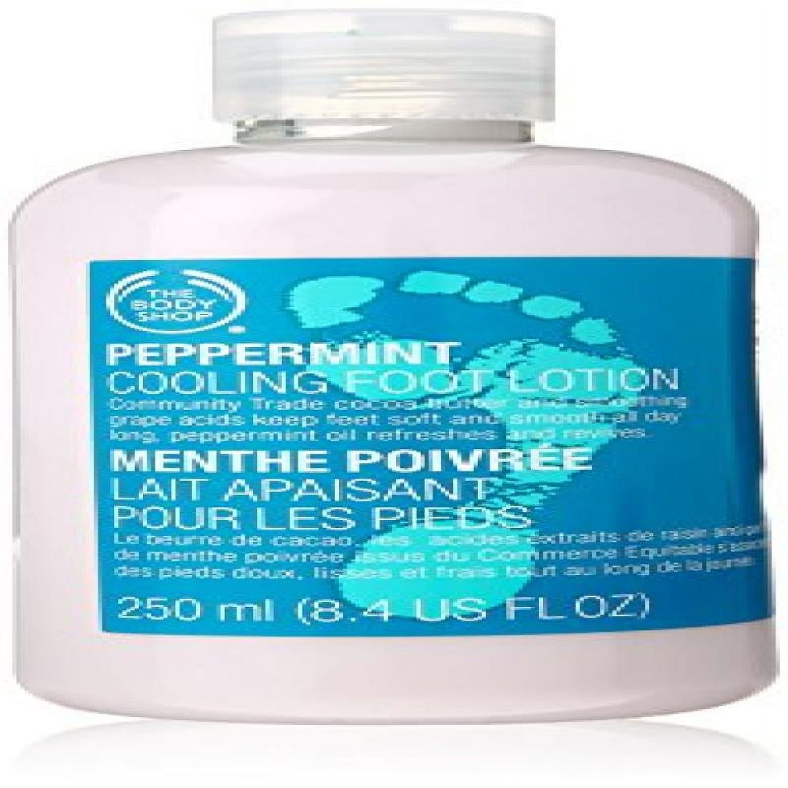 The Body Shop Peppermint Cooling Foot Lotion, 8.4Fluid Ounce
