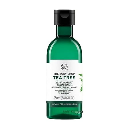 The Body Shop Tea Tree Skin Clearing Facial Wash - Purifying For Blemished Skin - Vegan 250ml
