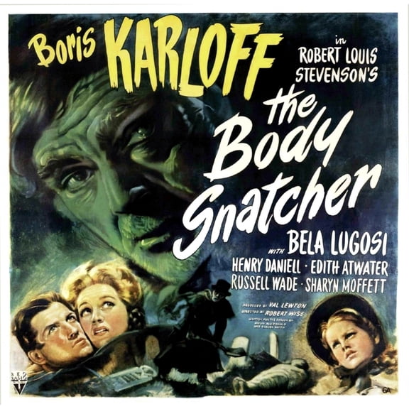 The Body Snatcher Boris Karloff Sharyn Moffett 1945. Movie Poster Masterprint