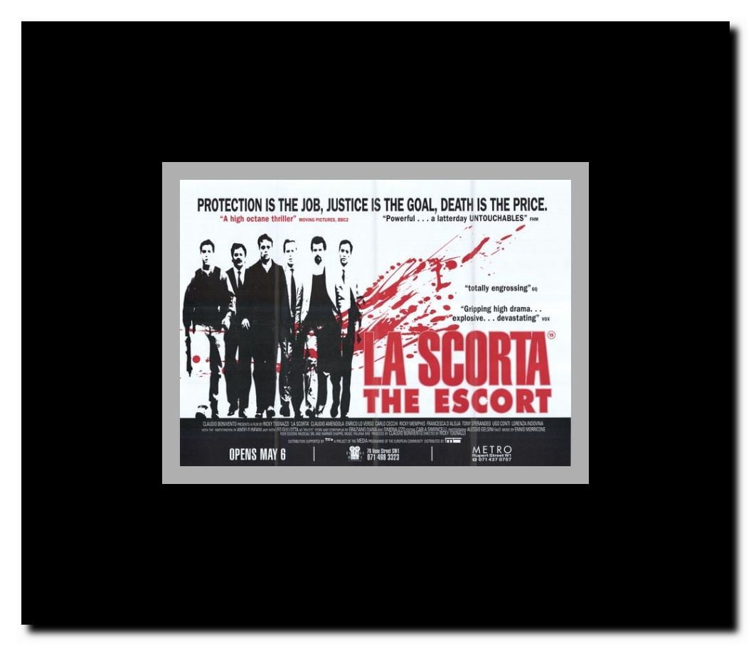 The Bodyguards Framed Movie Poster