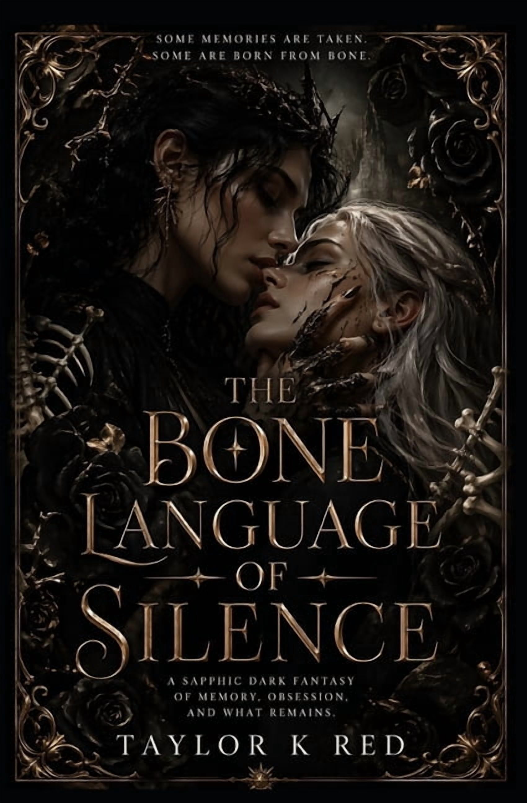 The Bone Language Of Silence: a sapphic dark romance, (Paperback)