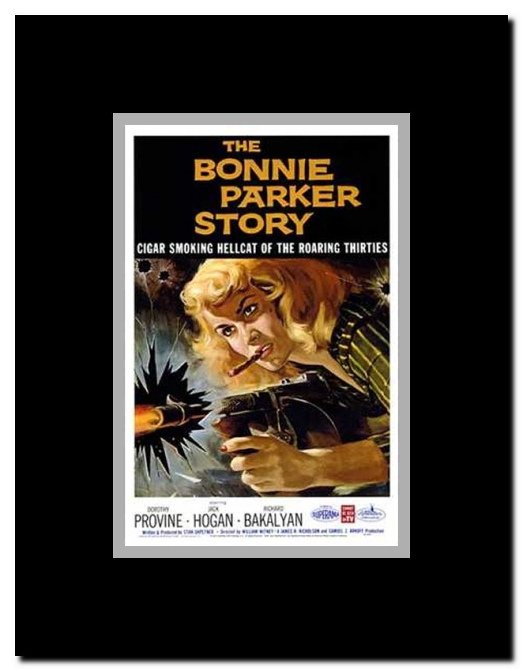 The Bonnie Parker Story Framed Movie Poster