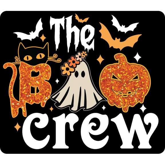 The Boo Crew Halloween Great Gift Idea Decal Sticker 2 Pack 5 Inch Stickers S11744