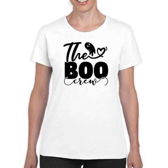 The Boo Crew. Halloween Squad T-Shirt Women -Image by Shutterstock, Female 4X-Large
