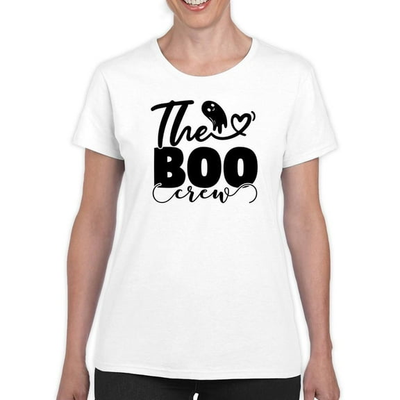 The Boo Crew. Halloween Squad T-Shirt Women -Image by Shutterstock, Female x-Large
