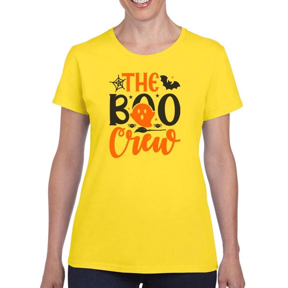 The Boo Crew. T-Shirt Women -Image by Shutterstock, Female 3X-Large