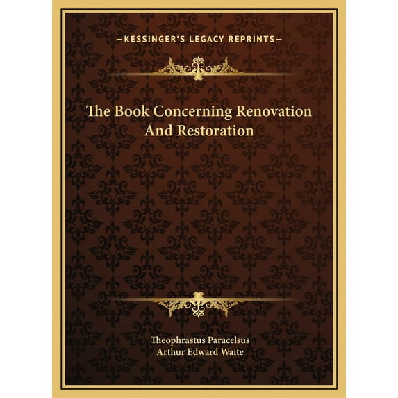The Book Concerning Renovation And Restoration, (Hardcover)