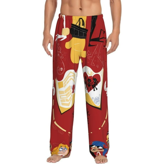 The Book Of Life Men's Pajama Pant Soft Comfy Lounge Pj Bottoms Loose Elastic Waistband Adult Sleep Pants with Pockets Drawstring